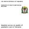 THE UNITED REPUBLIC OF TANZANIA MINISTRY OF HEALTH AND SOCIAL WELFARE