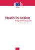 Youth in Action. Programme guide