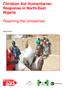 Christian Aid Humanitarian Response in North-East Nigeria. Reaching the Unreached. August 2016