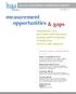 measurement opportunities & gaps transitional care processes and outcomes among adult recipients of long-term services and supports