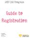 Guide to Registration