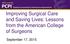 Improving Surgical Care and Saving Lives: Lessons from the American College of Surgeons