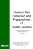 Disaster Risk Reduction and Preparedness of Health Facilities