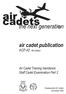air cadet publication