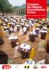 Christian Aid Nigeria Humanitarian Action. Making a difference in 45 days