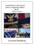 United States Coast Guard Direct Commission Officer (DCO) 5 Week Course Accession Handbook