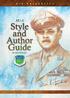 Style and Author Guide