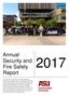 Annual Security and Fire Safety. Report