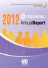 Preface EMPRETEC ANNUAL REPORT 2012