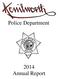 Police Department Annual Report