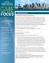 GME GME FOCUS FOCUS ACCREDITATION NEWS A NEWSLETTER FOR GME PROGRAM DIRECTORS AND STAFF