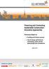 Financing and Contracting Sustainable Construction - Innovative Approaches