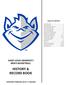 HISTORY & RECORD BOOK SAINT LOUIS UNIVERSITY MEN S BASKETBALL *UPDATED THROUGH SEASON TABLE OF CONTENTS