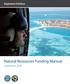 Department of Defense. Natural Resources Funding Manual