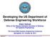 Developing the US Department of Defense Engineering Workforce