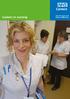 Careers in nursing. Join the team and make a difference
