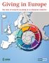 Giving in Europe. The state of research on giving in 20 European countries. Barry Hoolwerf and Theo Schuyt (eds.)