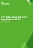 The Education (Hostels) Regulations 2005 GUIDELINES