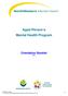 Aged Person s Mental Health Program Orientation Booklet 2012