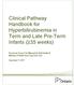 Clinical Pathway Handbook for Hyperbilirubinemia in Term and Late Pre-Term Infants ( 35 weeks)