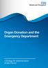 Organ Donation and the Emergency Department