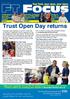 Sporting challenges for new Macmillan Caring Locally unit PAGE 3. Trust Open Day returns