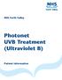 Photonet UVB Treatment (Ultraviolet B)