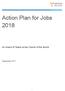 Action Plan for Jobs An Island of Talent at the Centre of the World