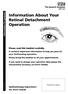 Information About Your Retinal Detachment Operation