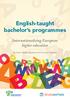 English-taught bachelor s programmes