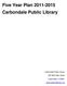 Five Year Plan Carbondale Public Library