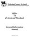 Volusia County Schools. Office Of Professional Standards. General Information Manual