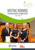 WRITING WINNING TOURISM AWARD SUBMISSIONS