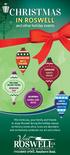 CHRISTMAS IN ROSWELL. and other holiday events