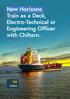 New Horizons Train as a Deck, Electro-Technical or Engineering Officer with Chiltern.