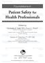Patient Safety for Health Professionals
