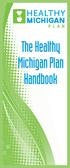 The Healthy Michigan Plan Handbook