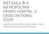 MET CALLS IN A METROPOLITAN PRIVATE HOSPITAL: A CROSS SECTIONAL STUDY