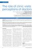 The role of clinic visits: perceptions of doctors