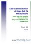 Safe Administration of High-Risk IV Medications