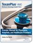 Provider Manual for Physicians, Hospitals, and Healthcare Providers. Published as of September (Dallas-Fort Worth)