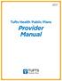 Tufts Health Public Plans. Provider Manual