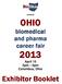 presents OHIO biomedical and pharma career fair April 15 2pm 6pm Columbus, Ohio Exhibitor Booklet