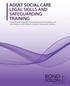 ADULT SOCIAL CARE LEGAL SKILLS AND SAFEGUARDING TRAINING