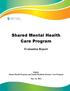 Shared Mental Health Care Program