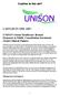 UNISON Gwent Healthcare Branch Response to Public Consultation Document Gwent Clinical Futures