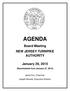 AGENDA. Board Meeting NEW JERSEY TURNPIKE AUTHORITY. January 29, (Rescheduled from January 27, 2015)