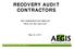 RECOVERY AUDIT CONTRACTORS