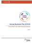 Annual Business Plan 2015/16. Central West Local Health Integration Network