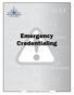 Emergency Credentialing